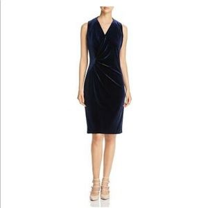 Elite Tahari dark blue cocktail dress